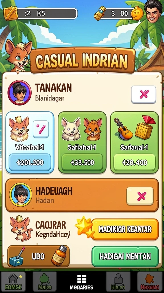 666f - Gambaran aksi karakter utama dalam petualangan menantang.