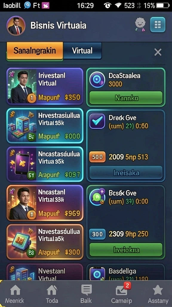 68idn - Screenshot aplikasi 68IDN menunjukkan grafis yang memukau.
