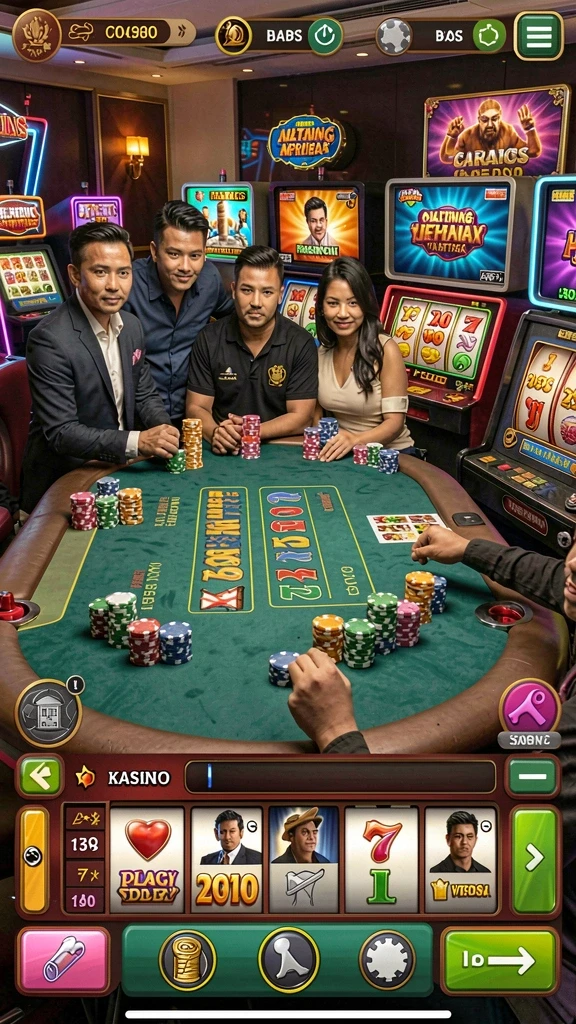 8zk - Tampilan menu utama yang menarik dan mudah dinavigasi.