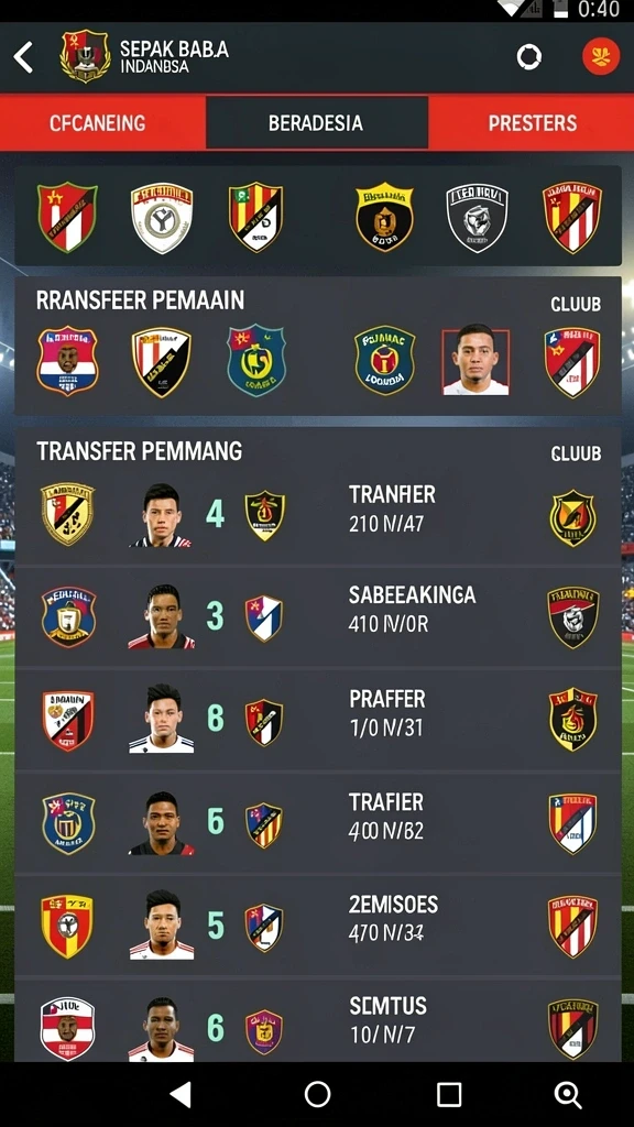 rajabotak - Tampilan menu utama yang menarik dan informatif.