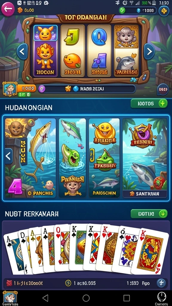 rajajuara - Tampilan antarmuka yang user-friendly dan menarik.