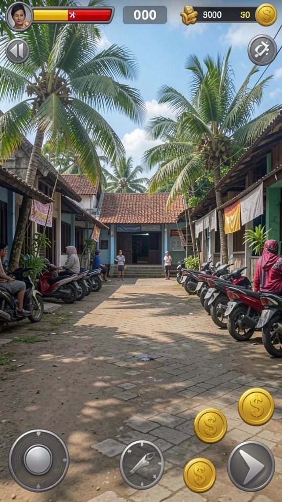 tawonbet - Screenshot menampilkan karakter utama dalam misi petualangan.
