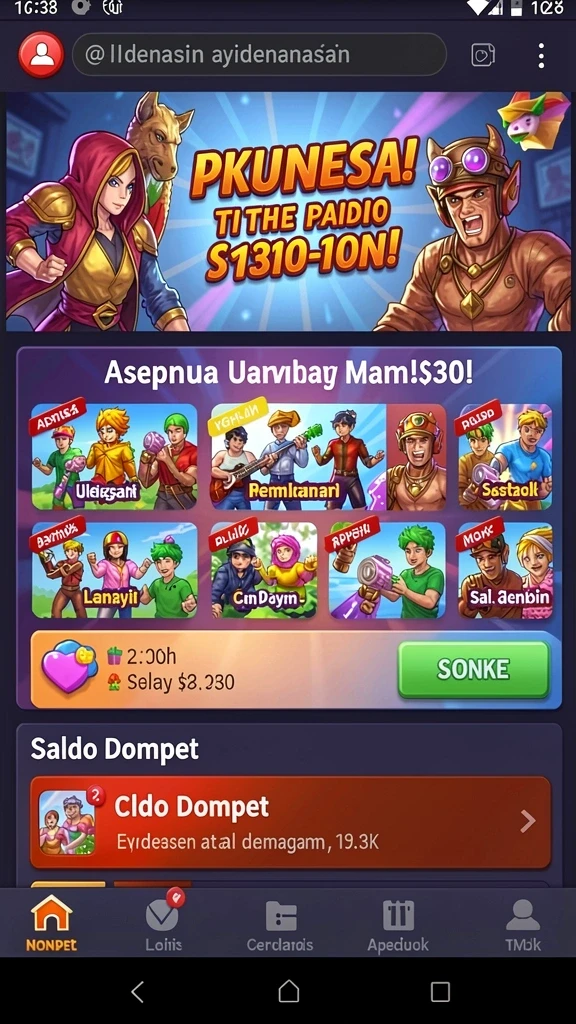 toto1000 - Tangkapan layar menunjukkan aksi seru dalam gameplay TOTO1000 yang menantang.