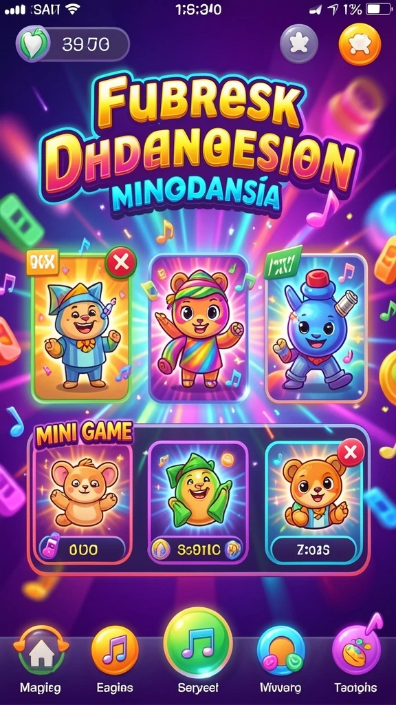 x78 - Layar hasil akhir dengan skor tinggi dan pencapaian.